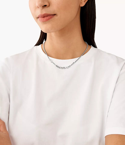 Diesel Unisex Stainless Steel Chain Necklace DX1491040 - Shop Authentic necklaces(s) from Maybrands - for as low as ₦189500! 