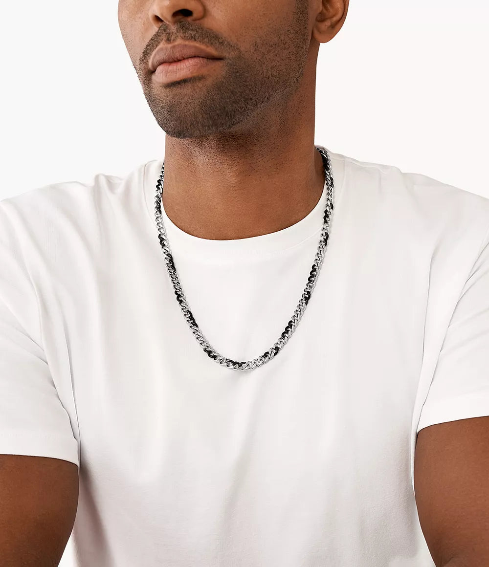 Diesel Unisex Two-Tone Stainless Steel Chain Necklace DX1499931 - Shop Authentic necklaces(s) from Maybrands - for as low as ₦227500! 