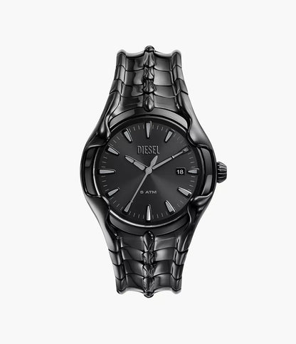 Diesel Vert Three-Hand Date Black Stainless Steel Watch DZ2187 - Shop Authentic Watches(s) from Maybrands - for as low as ₦818000! 