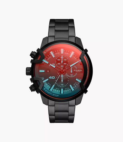 Diesel Griffed Chronograph Black-Tone Stainless Steel Watch DZ4578 - Shop Authentic Watches(s) from Maybrands - for as low as ₦189750! 