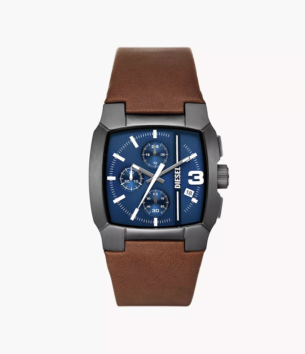 DZ4641 Diesel Diesel Cliffhanger Chronograph Brown Leather Watch