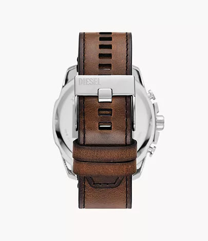 DZ4657 - Diesel Mega Chief Chronograph Brown Leather Watch - Shop Authentic watch(s) from Maybrands - for as low as ₦407000! 