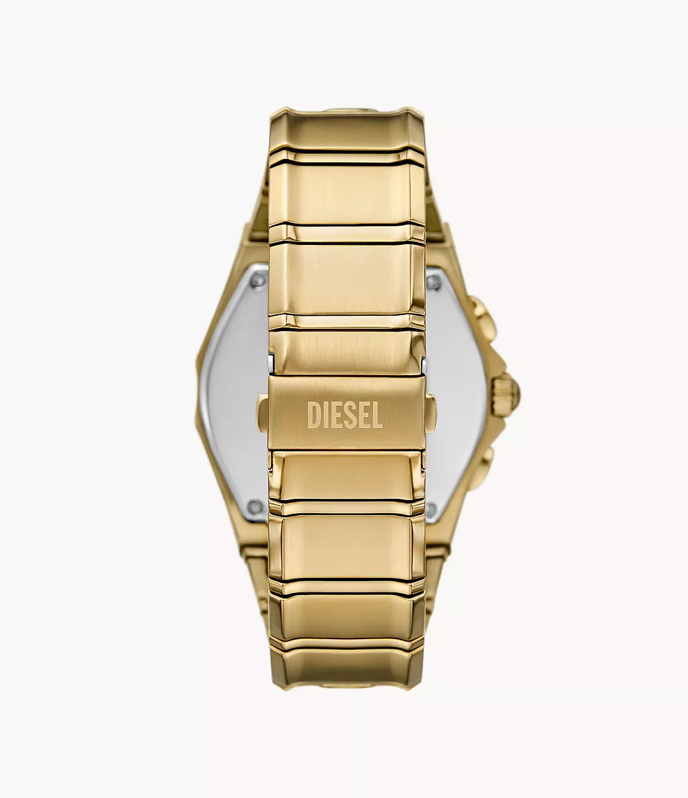 Diesel D-Curve Chronograph Gold-Tone Stainless Steel Watch DZ4695 - Shop Authentic DIEMENWAT(s) from Maybrands - for as low as ₦525000! 