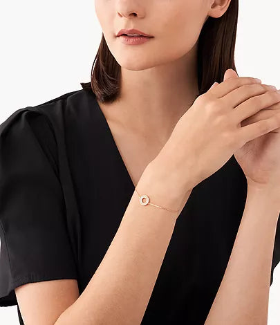 Armani rose gold bracelet discount