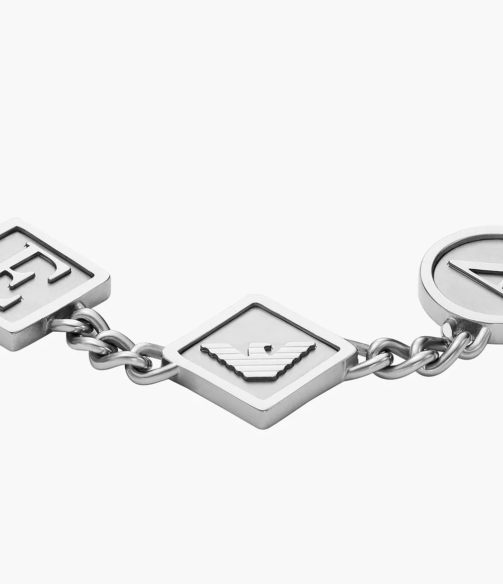 Emporio Armani Unisex Stainless Steel Station Chain Bracelet EGS3071040 - Shop Authentic bracelets(s) from Maybrands - for as low as ₦224000! 