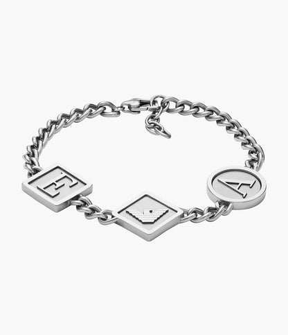 Emporio Armani Unisex Stainless Steel Station Chain Bracelet EGS3071040 - Shop Authentic bracelets(s) from Maybrands - for as low as ₦224000! 