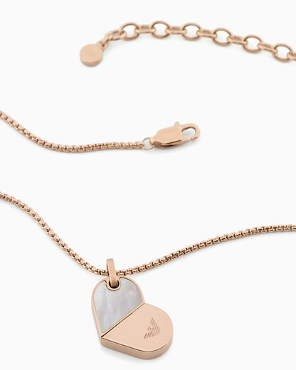 Rose Gold-Plated Stainless Steel Dog Tag Necklace EGS3139221 - Shop Authentic ARMWOMNEC(s) from Maybrands - for as low as ₦229500! 