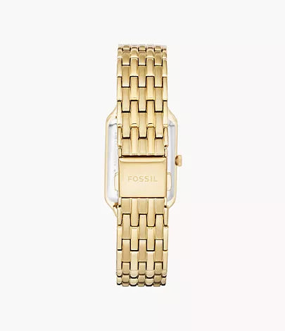 Fossil Raquel Three-Hand Date Gold-Tone Stainless Steel Watch For Women ES5220 - Premium watch from Fossil - Just ₦243000! Shop now at Maybrands