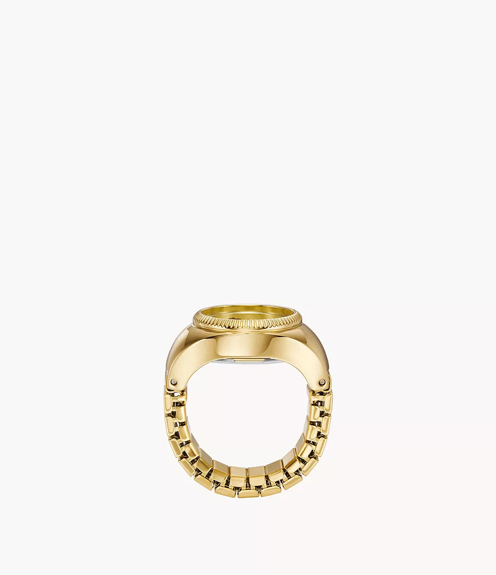 Fossil Watch Ring Two-Hand Gold-Tone Stainless Steel ES5246 - Shop Authentic rings(s) from Maybrands - for as low as ₦257000! 