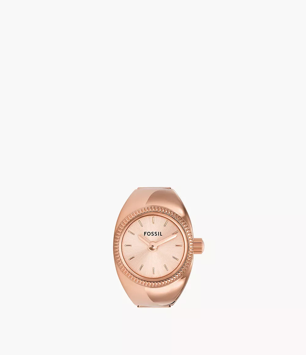 Fossil Watch Ring Two-Hand Rose Gold-Tone Stainless Steel ES5247 - Shop Authentic rings(s) from Maybrands - for as low as ₦257000! 