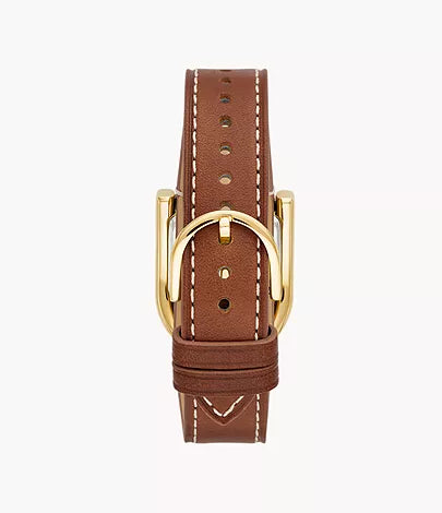 ES5264 - Fossil Harwell Three-Hand Medium Brown Leather Watch For Women - Shop Authentic watches(s) from Maybrands - for as low as ₦293000! 