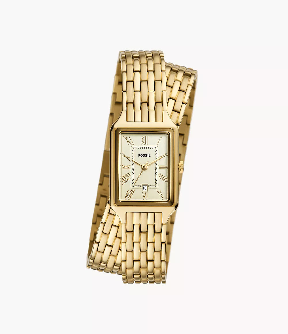 Raquel Three-Hand Date Gold-Tone Stainless Steel Watch ES5302 - Shop Authentic Watches(s) from Maybrands - for as low as ₦287000! 