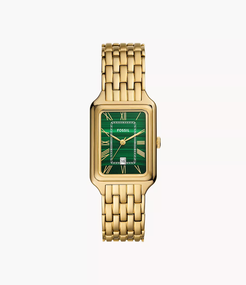 Raquel Three-Hand Date Gold-Tone Stainless Steel Watch ES5341 - Shop Authentic Watches(s) from Maybrands - for as low as ₦675000! 