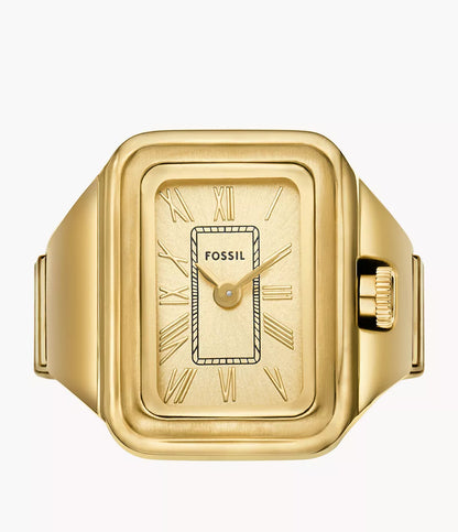 Fossil Raquel Watch Ring Two-Hand Gold-Tone Stainless Steel - ES5343 - Shop Authentic rings(s) from Maybrands - for as low as ₦257000! 