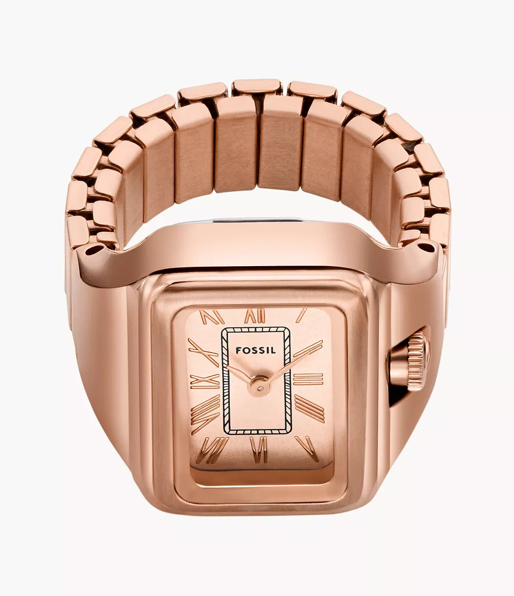 Raquel Watch Ring Two-Hand Rose Gold-Tone Stainless Steel ES5345 - Shop Authentic FOSWOMWAT(s) from Maybrands - for as low as ₦230000! 