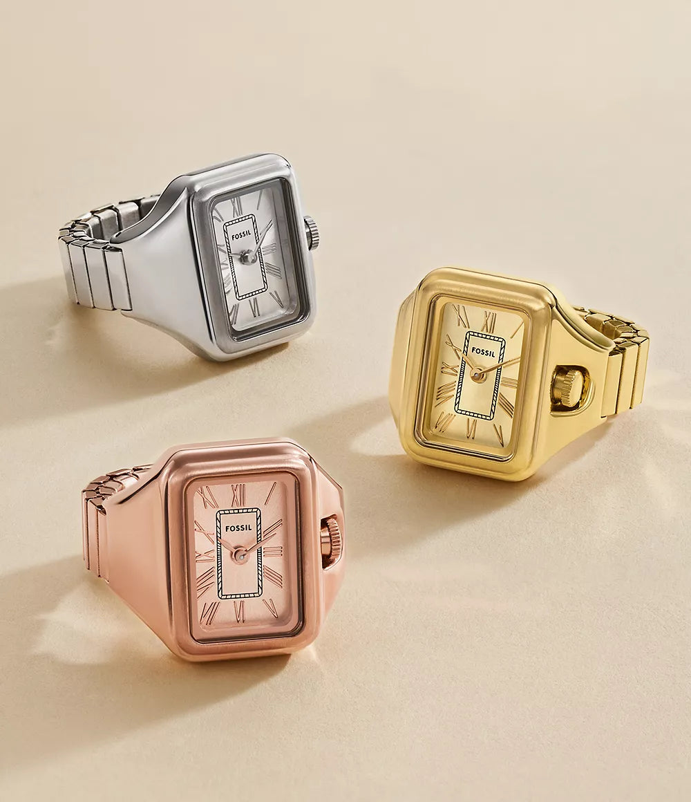 Raquel Watch Ring Two-Hand Rose Gold-Tone Stainless Steel ES5345 - Shop Authentic FOSWOMWAT(s) from Maybrands - for as low as ₦230000! 