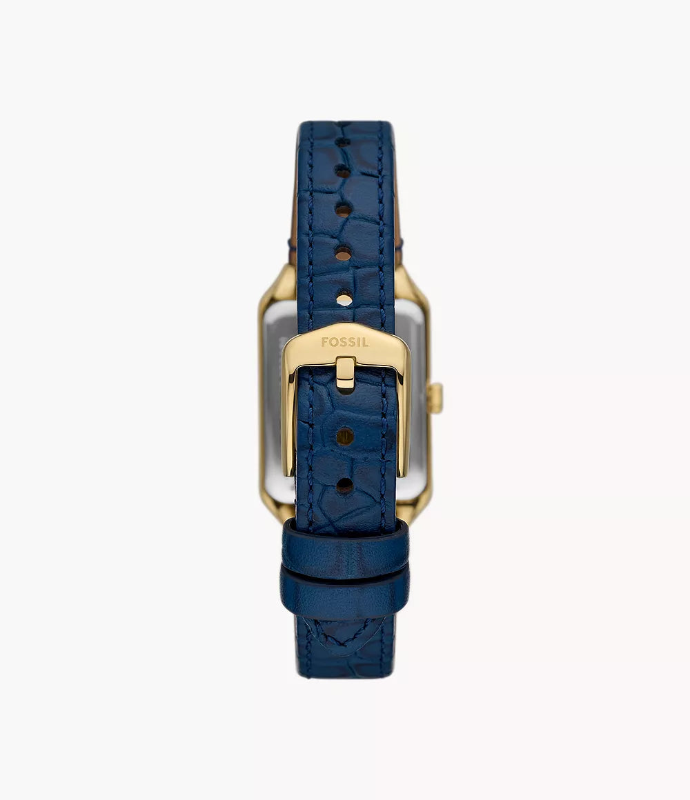 Fossil Raquel Three-Hand Date Navy Croco LiteHide™ Leather Watch ES5365 - Shop Authentic Watches(s) from Maybrands - for as low as ₦304000! 