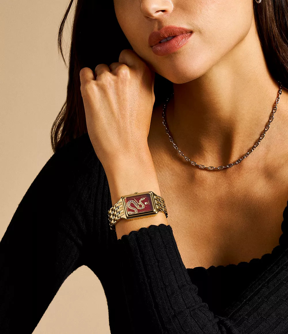 Raquel Three-Hand Date Gold-Tone Stainless Steel Watch ES5379 - Shop Authentic Watches(s) from Maybrands - for as low as ₦476000! 