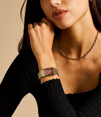 Raquel Three-Hand Date Gold-Tone Stainless Steel Watch ES5379 - Shop Authentic Watches(s) from Maybrands - for as low as ₦476000! 