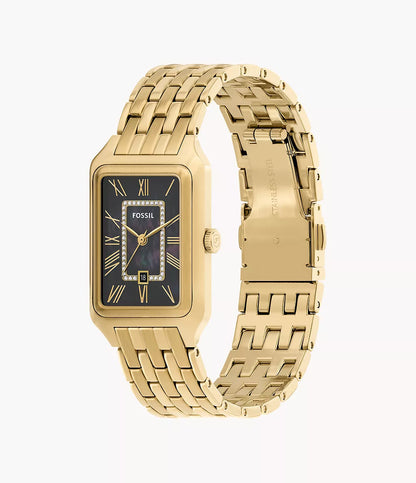 Raquel Three-Hand Date Gold-Tone Stainless Steel Watch ES5417 - Shop Authentic FOSWOMWAT(s) from Maybrands - for as low as ₦350000.01! 