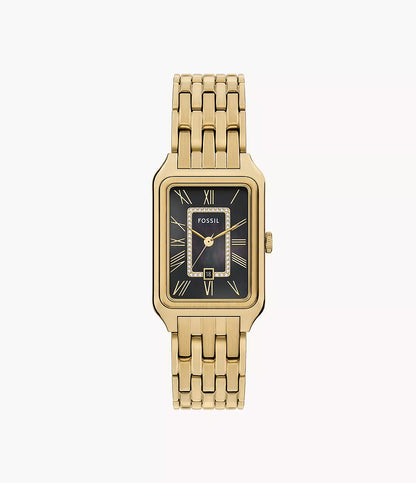 Raquel Three-Hand Date Gold-Tone Stainless Steel Watch ES5417 - Shop Authentic FOSWOMWAT(s) from Maybrands - for as low as ₦350000.01! 