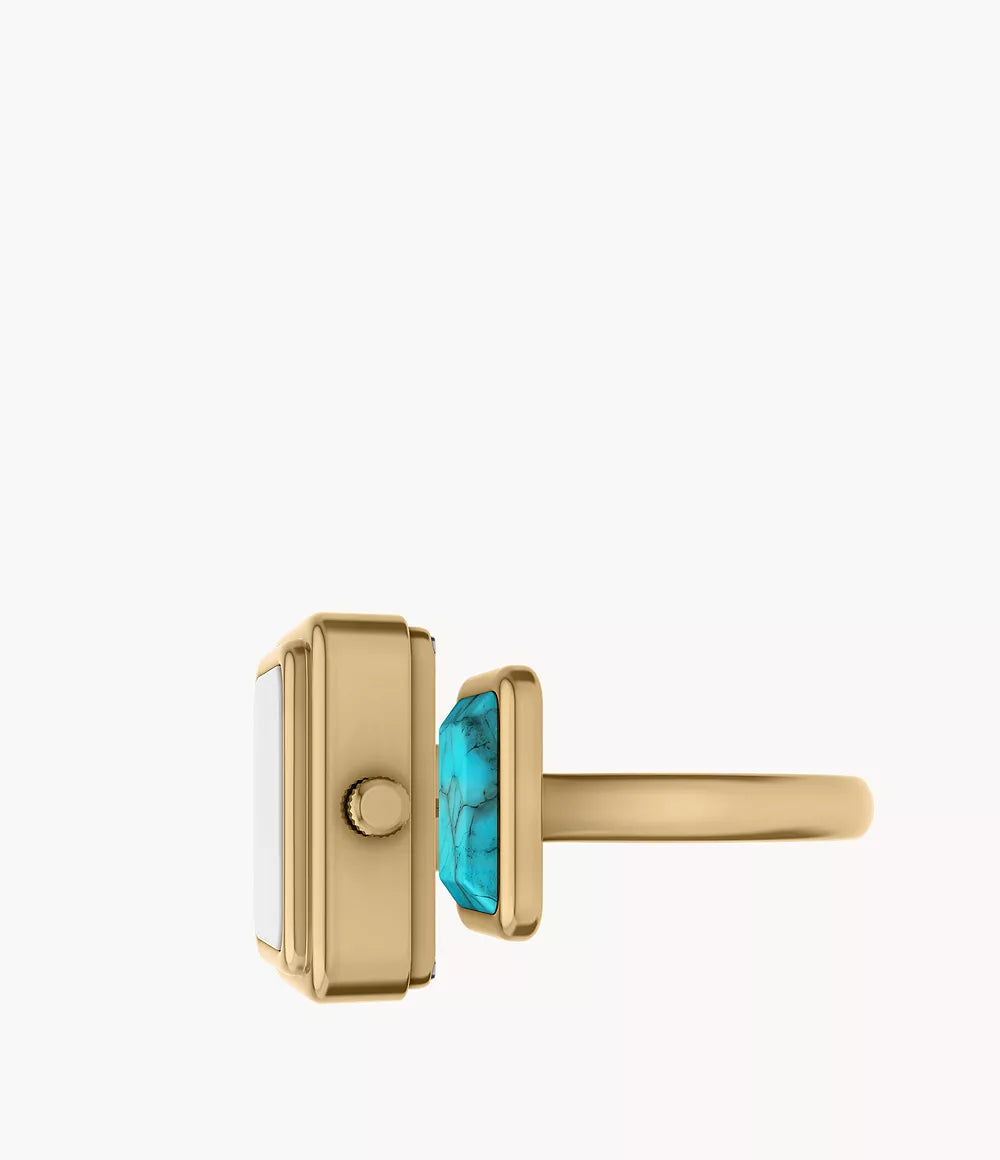 Raquel Watch Ring Two-Hand Gold-Tone Stainless Steel Watch ES5432 - Shop Authentic FOSWOMWAT(s) from Maybrands - for as low as ₦350000.01! 