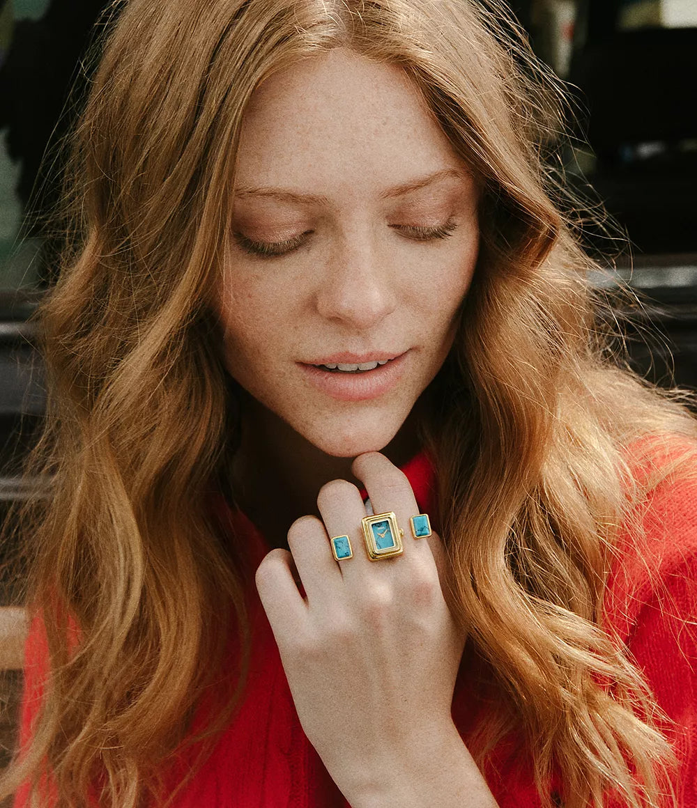 Raquel Watch Ring Two-Hand Gold-Tone Stainless Steel Watch ES5432 - Shop Authentic FOSWOMWAT(s) from Maybrands - for as low as ₦350000.01! 