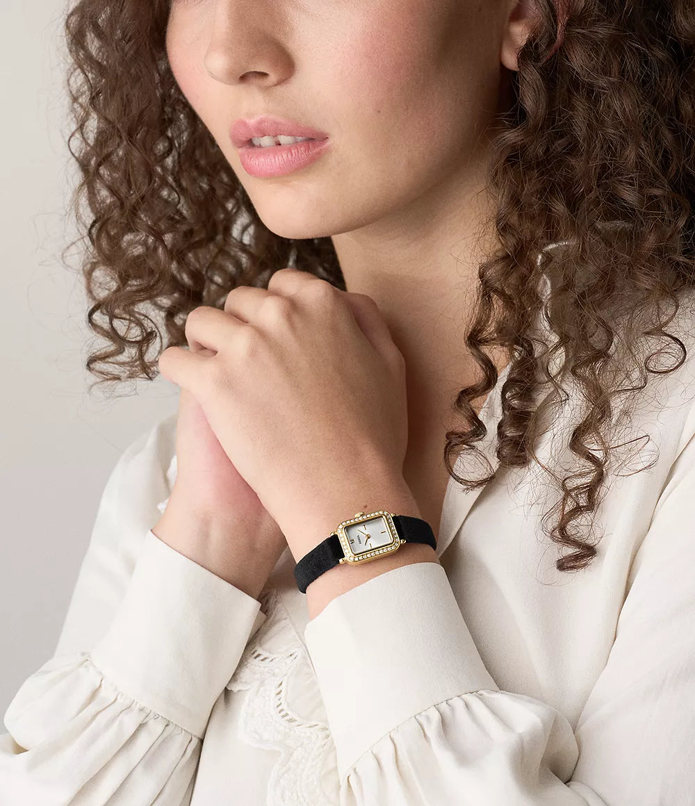 Raquel Mini Two-Hand Black Velvet Watch ES5437 - Shop Authentic FOSWOMWAT(s) from Maybrands - for as low as ₦294000! 