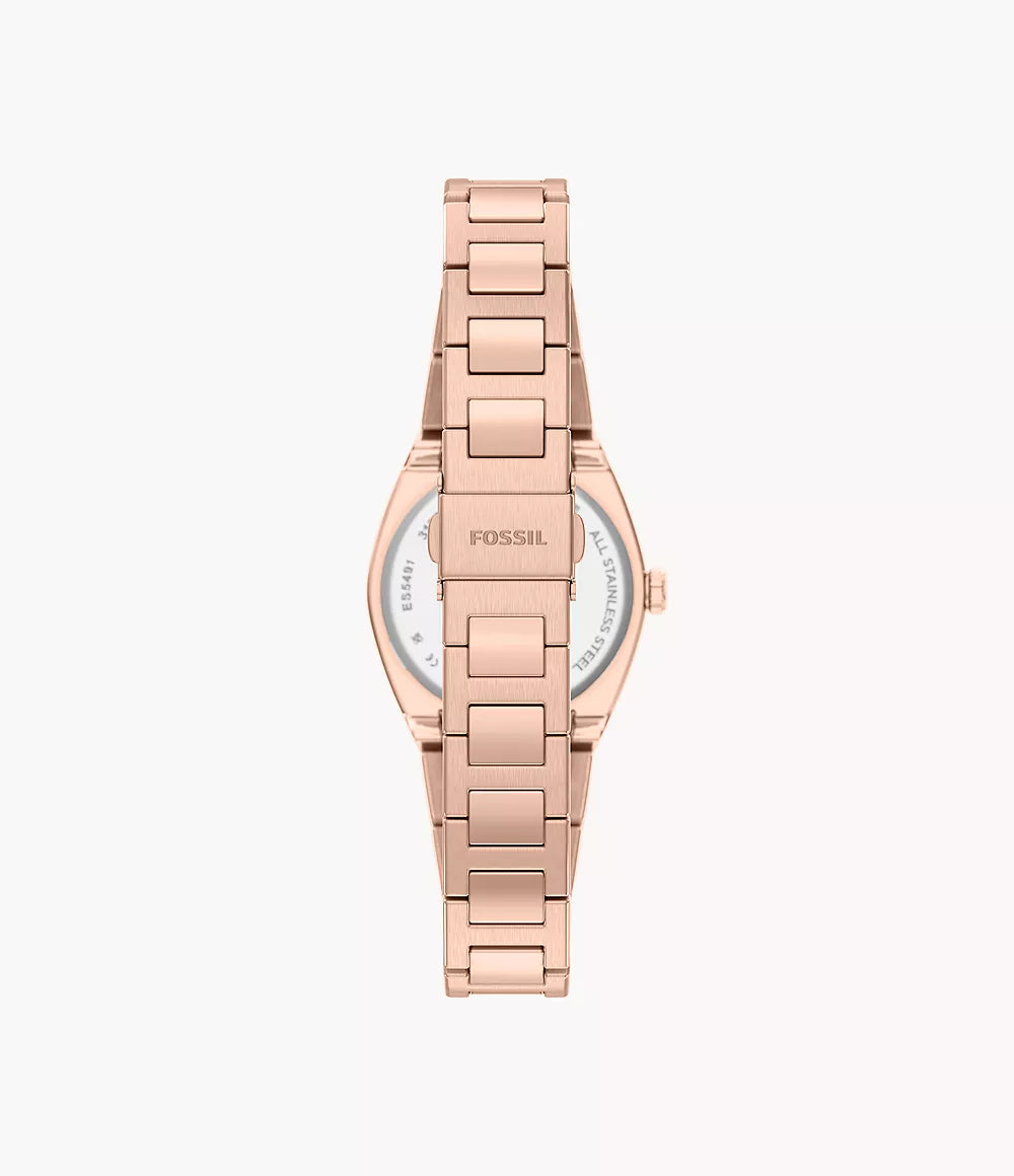 Everett 27mm Three-Hand Rose Gold-Tone Stainless Steel Watch ES5491 - Shop Authentic FOSWOMWAT(s) from Maybrands - for as low as ₦388500! 