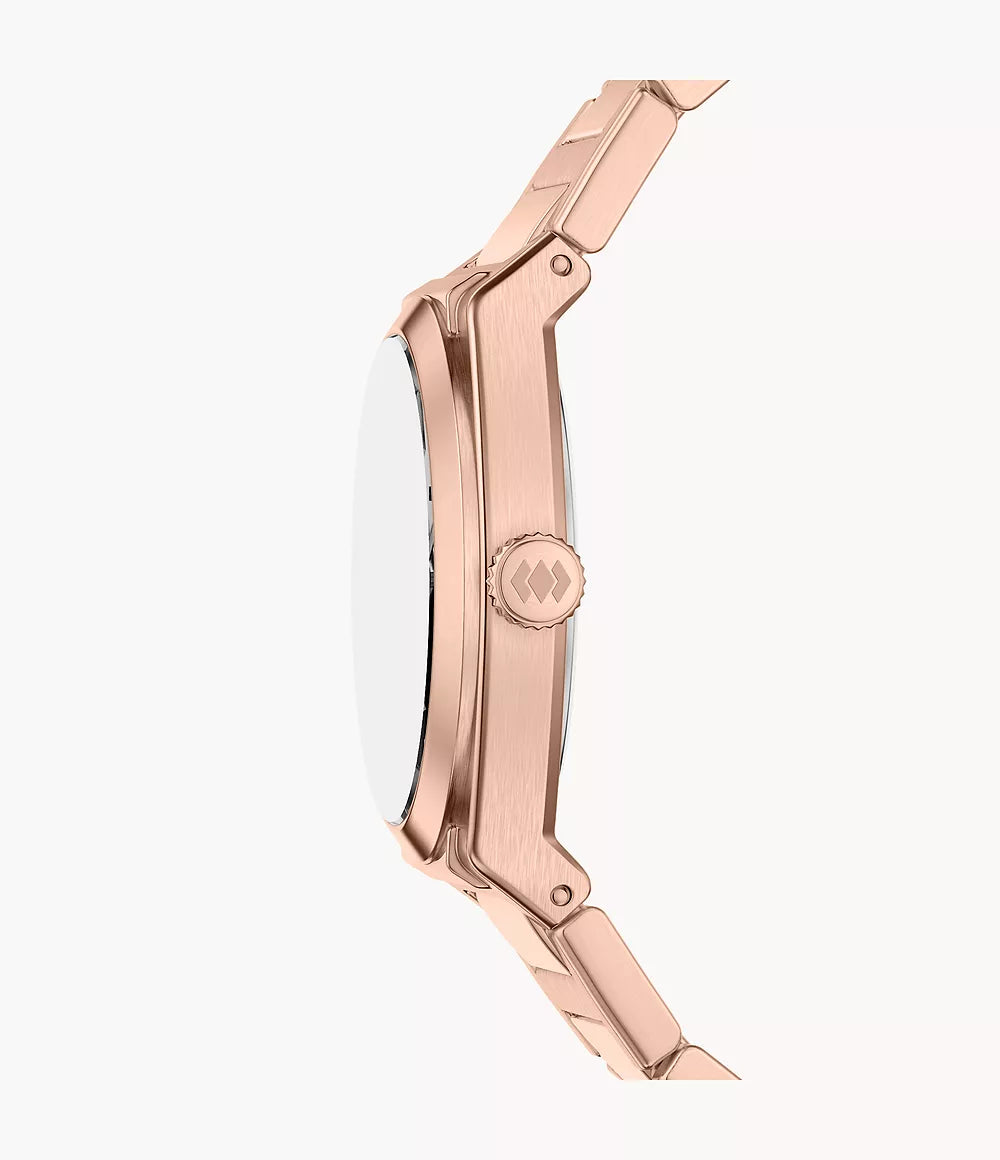 Everett 27mm Three-Hand Rose Gold-Tone Stainless Steel Watch ES5491 - Shop Authentic FOSWOMWAT(s) from Maybrands - for as low as ₦388500! 