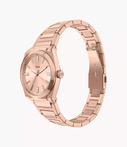 Everett 27mm Three-Hand Rose Gold-Tone Stainless Steel Watch ES5491 - Shop Authentic FOSWOMWAT(s) from Maybrands - for as low as ₦388500! 