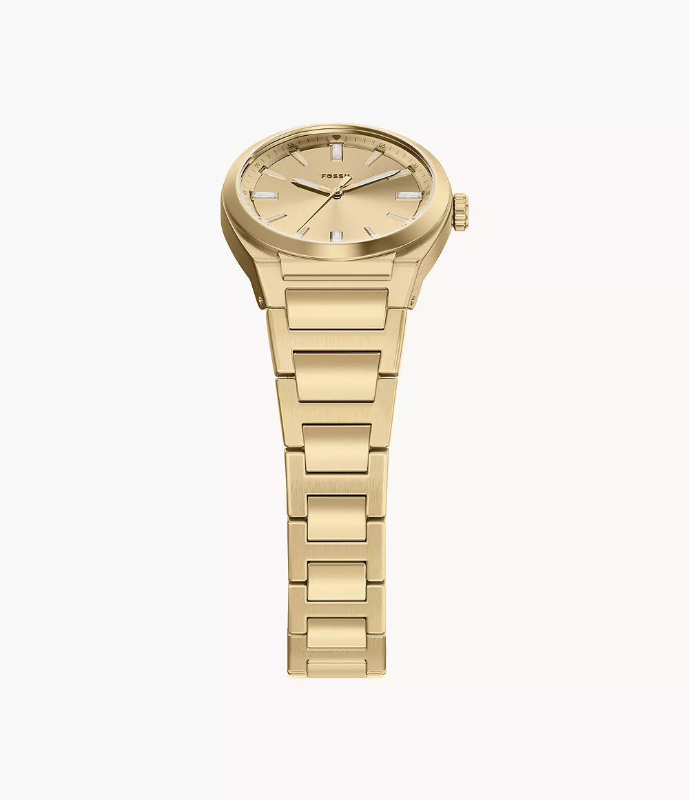 Everett 27mm Three-Hand Gold-Tone Stainless Steel Watch ES5492 - Shop Authentic FOSWOMWAT(s) from Maybrands - for as low as ₦388500! 