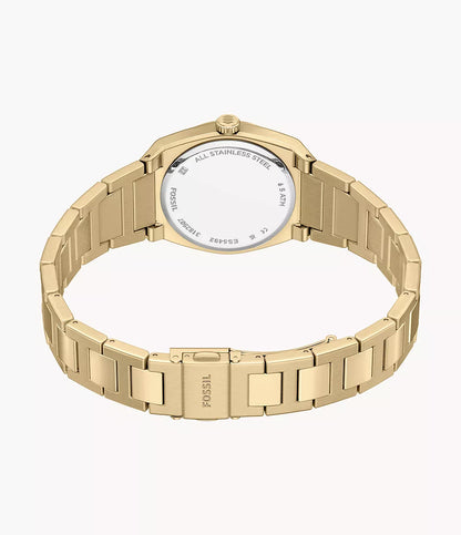 Everett 27mm Three-Hand Gold-Tone Stainless Steel Watch ES5492 - Shop Authentic FOSWOMWAT(s) from Maybrands - for as low as ₦388500! 