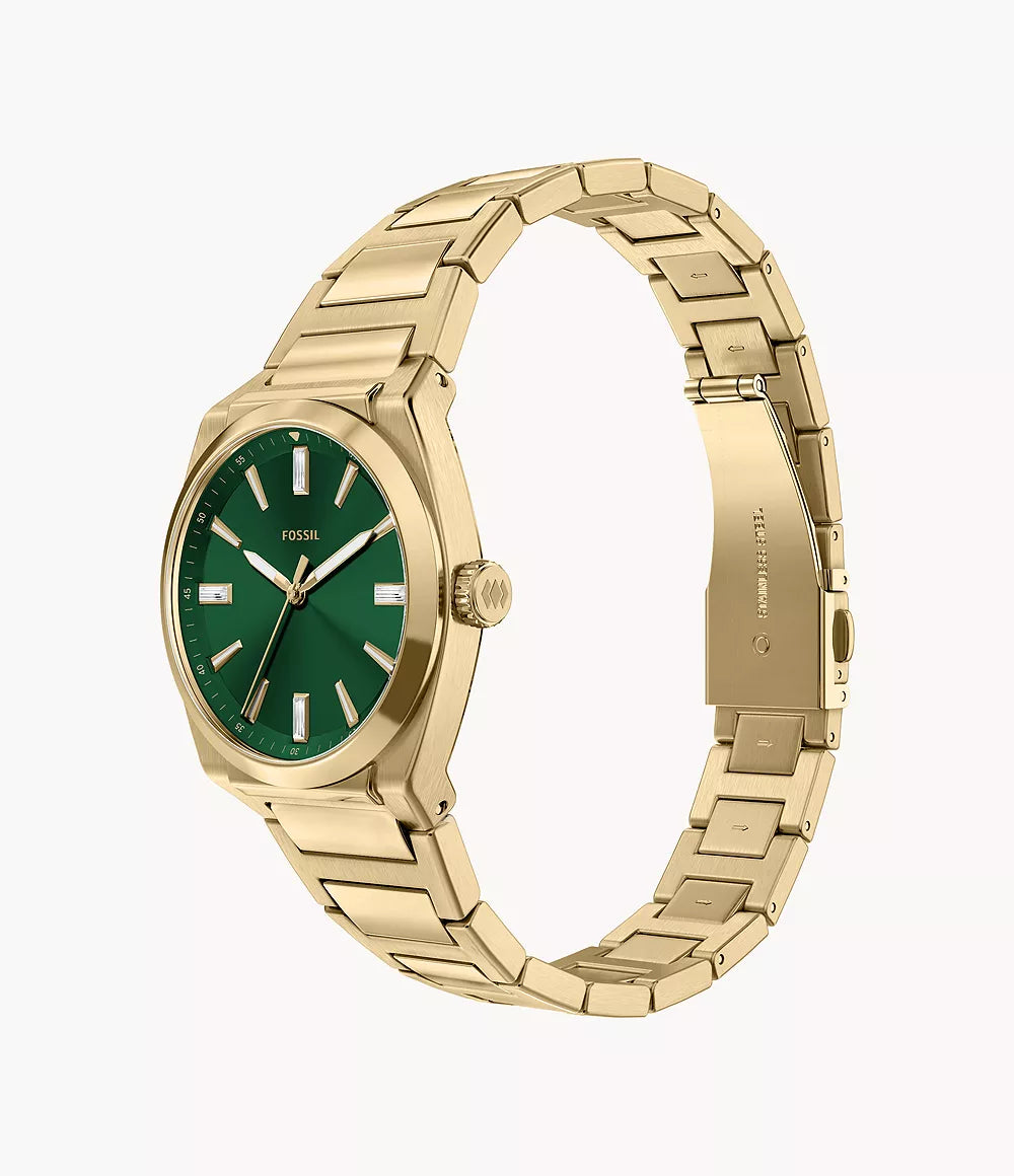 Everett 27mm Three-Hand Gold-Tone Stainless Steel Watch ES5493 - Shop Authentic FOSWOMWAT(s) from Maybrands - for as low as ₦388500! 