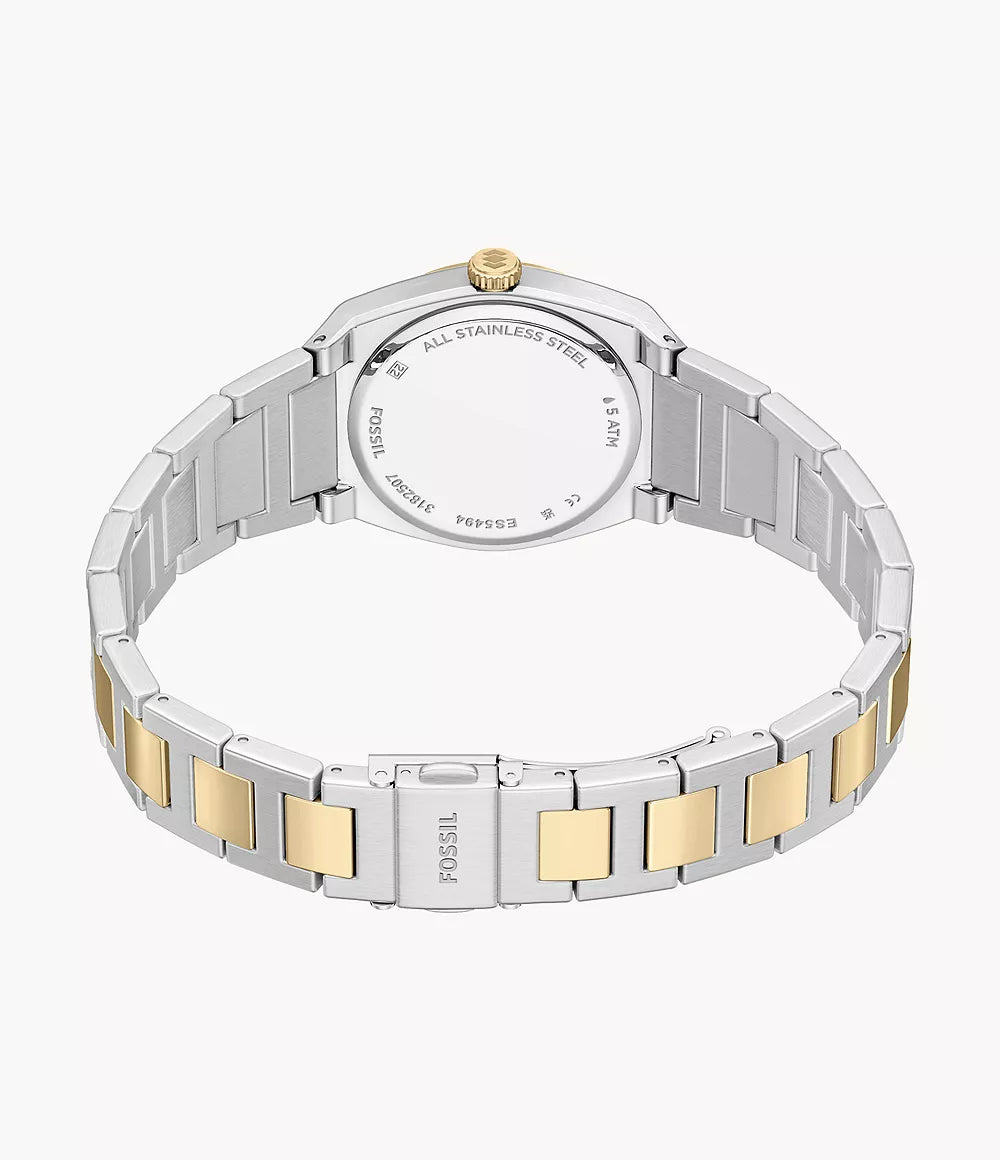 Everett 27mm Three-Hand Two-Tone Stainless Steel Watch ES5494 - Shop Authentic FOSWOMWAT(s) from Maybrands - for as low as ₦388500! 