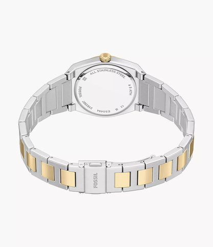 Everett 27mm Three-Hand Two-Tone Stainless Steel Watch ES5494 - Shop Authentic FOSWOMWAT(s) from Maybrands - for as low as ₦388500! 