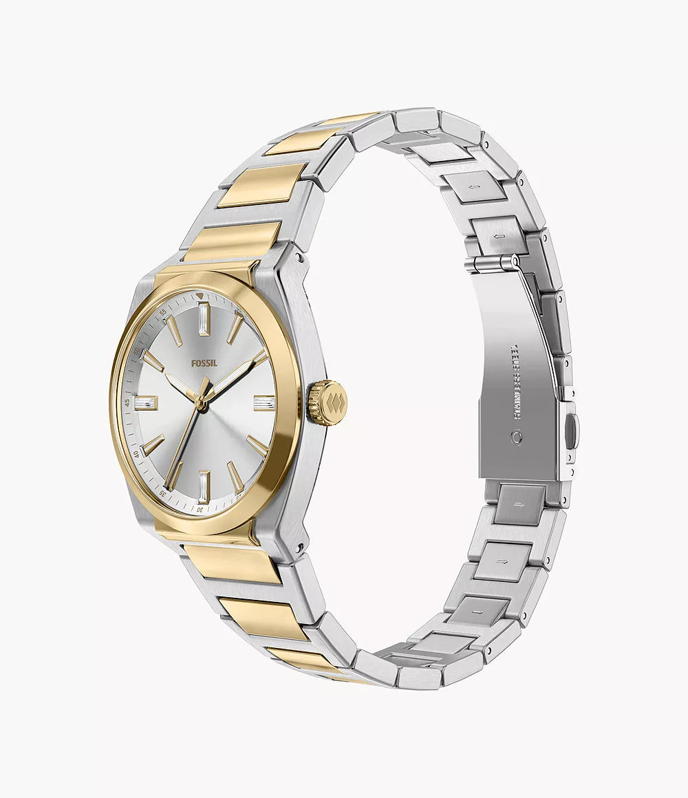 Everett 27mm Three-Hand Two-Tone Stainless Steel Watch ES5494 - Shop Authentic FOSWOMWAT(s) from Maybrands - for as low as ₦388500! 