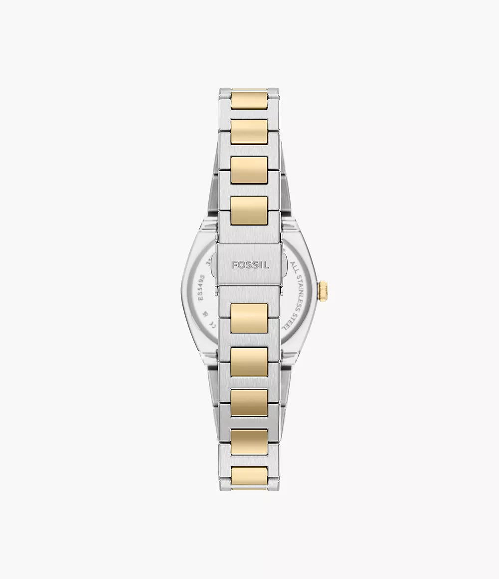 Everett 27mm Three-Hand Two-Tone Stainless Steel Watch ES5495 - Shop Authentic FOSWOMWAT(s) from Maybrands - for as low as ₦388500! 