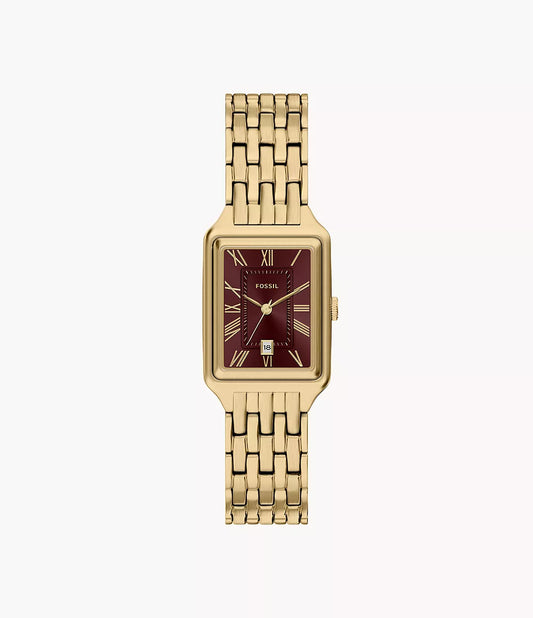 Raquel 23mm Three-Hand Date Gold-Tone Stainless Steel Watch ES5512 - Shop Authentic FOSWOMWAT(s) from Maybrands - for as low as ₦388500! 