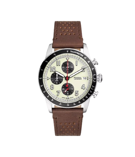 FS6042 - Fossil Sport Tourer Chronograph Brown Leather Watch - Shop Authentic watches(s) from Maybrands - for as low as ₦335000! 