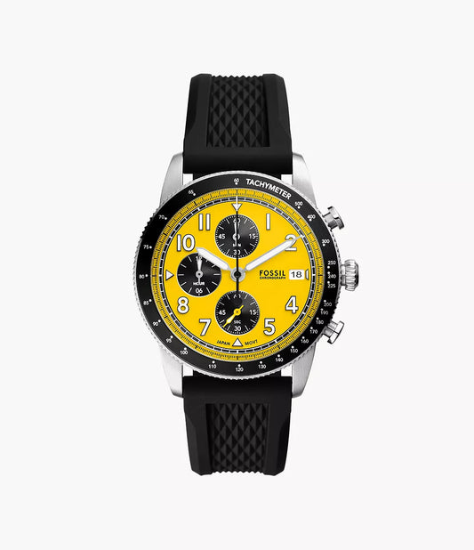 FS6044 - Fossil Sport Tourer Chronograph Black Silicone Watch - Shop Authentic watches(s) from Maybrands - for as low as ₦229925! 