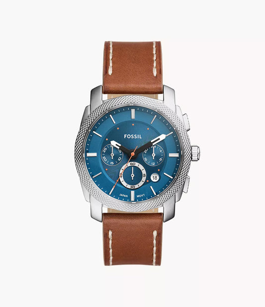 FS6059 - Fossil Machine Chronograph Brown Leather Watch - Shop Authentic watches(s) from Maybrands - for as low as ₦221500! 