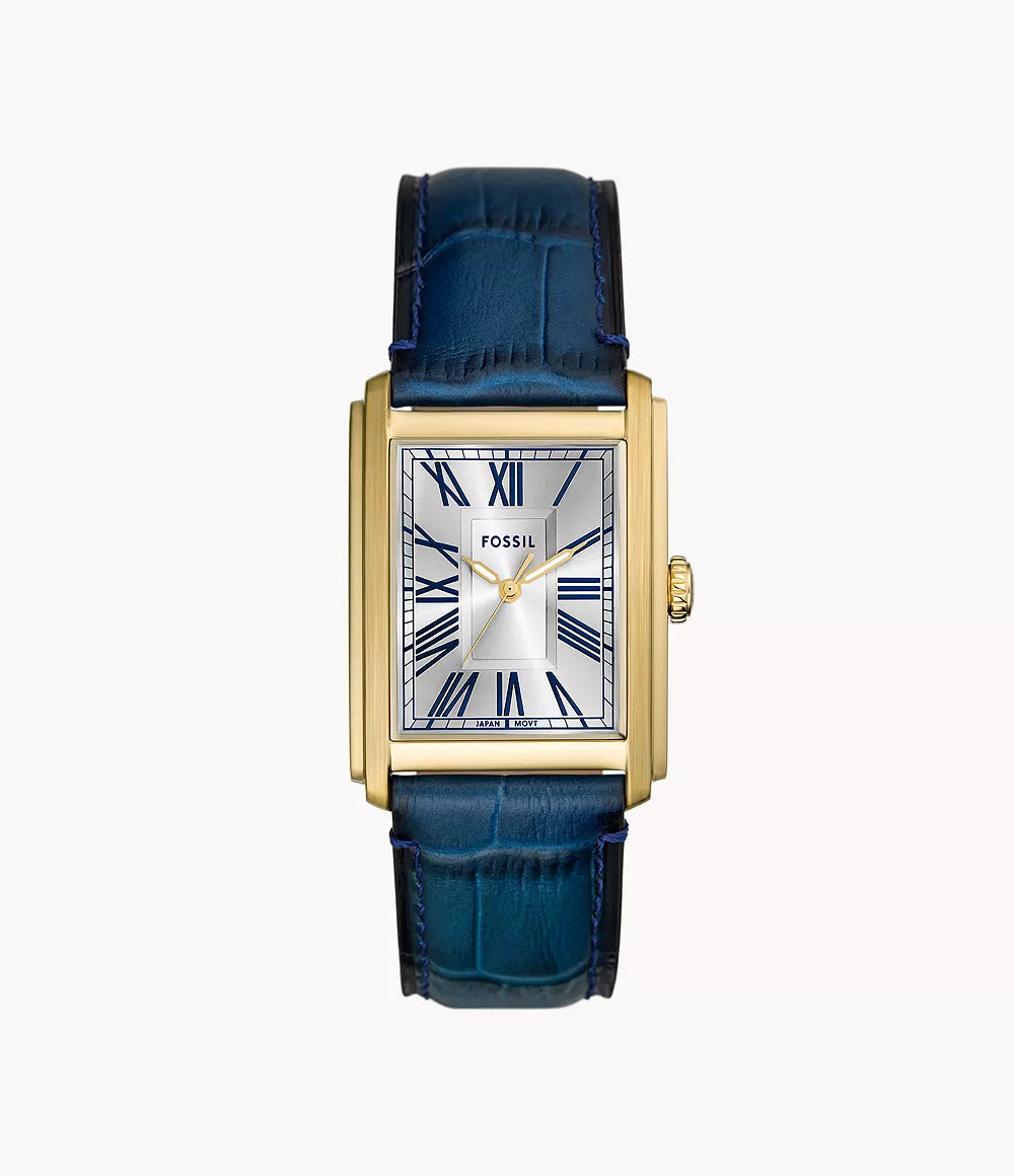 Carraway Three-Hand Navy Croco Leather Watch FS6076 - Shop Authentic Watches(s) from Maybrands - for as low as ₦356500! 