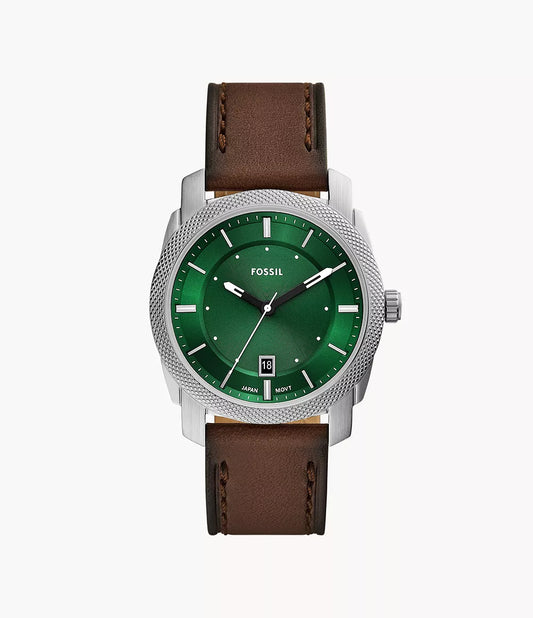 Machine Three-Hand Date Brown Leather Watch FS6085 - Shop Authentic Watches(s) from Maybrands - for as low as ₦297000! 