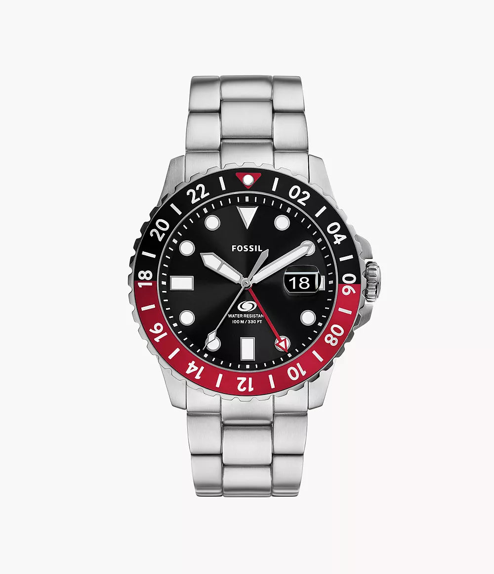 Fossil Blue GMT Stainless Steel Watch FS6092 - Shop Authentic Watches(s) from Maybrands - for as low as ₦436500! 