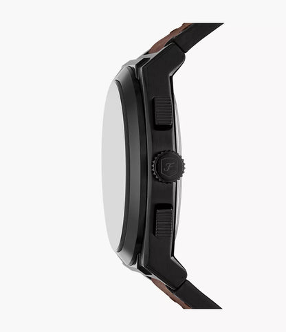 Everett Chronograph Brown Leather Watch FS6108 - Shop Authentic FOSMENWAT(s) from Maybrands - for as low as ₦346000! 