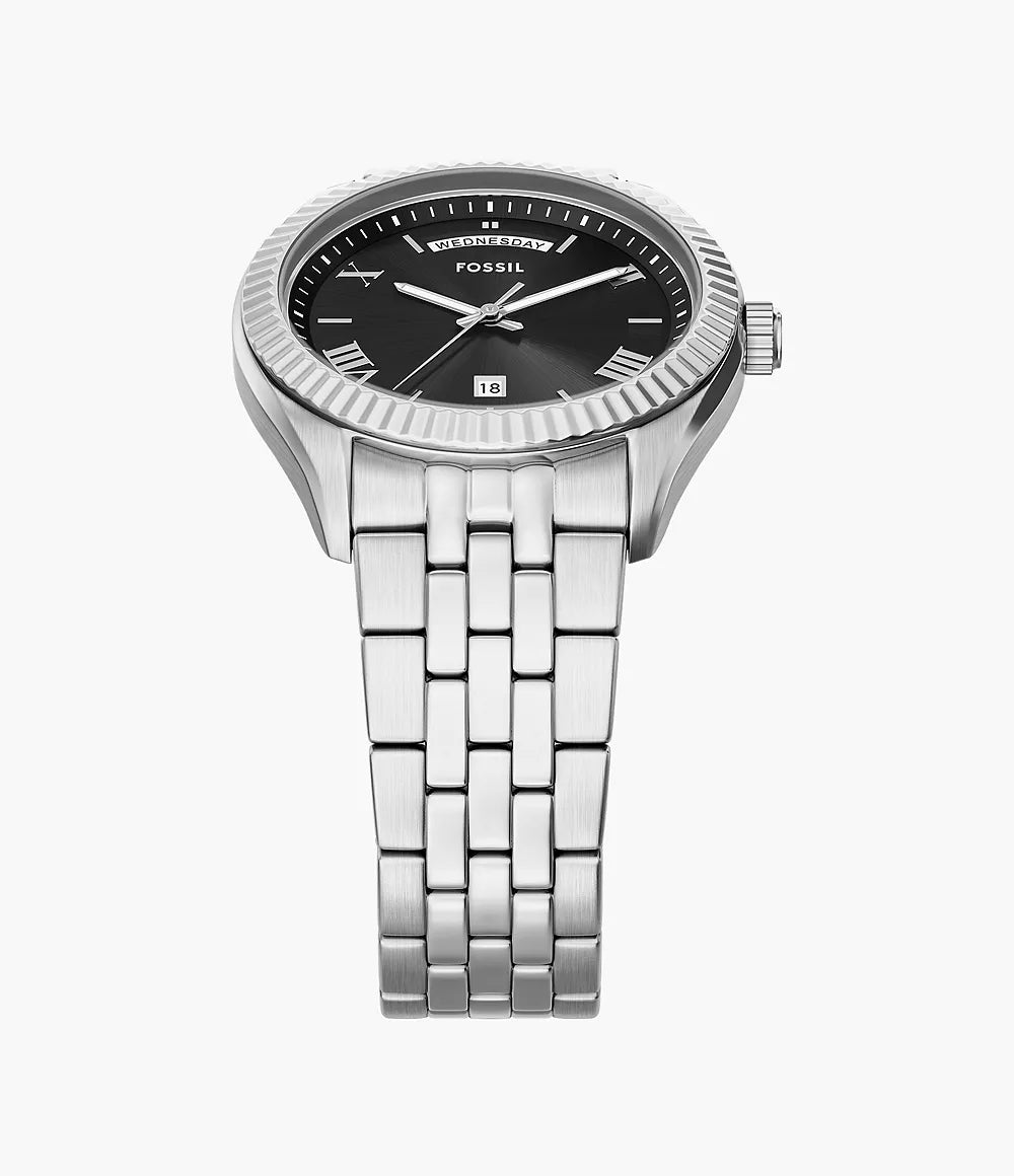 Campbell Three-Hand Day-Date Stainless Steel Watch FS6139 - Shop Authentic FOSMENWAT(s) from Maybrands - for as low as ₦279500! 