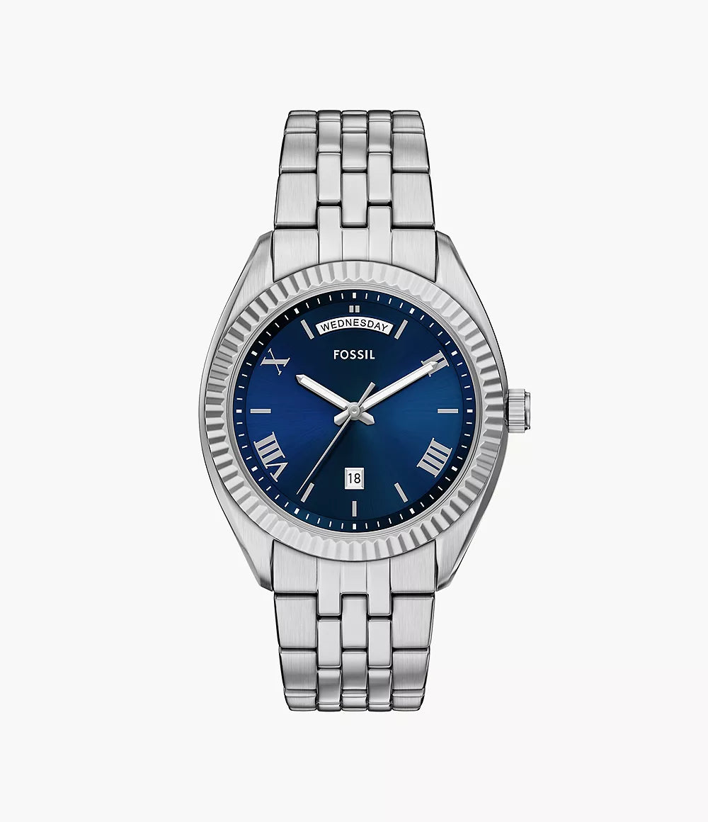 Campbell Three-Hand Day-Date Stainless Steel Watch FS6140 - Shop Authentic FOSMENWAT(s) from Maybrands - for as low as ₦279500! 