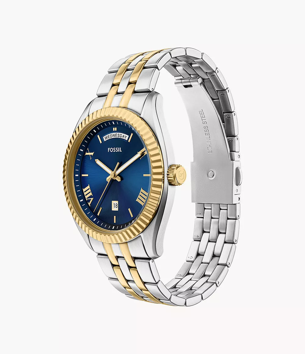 Campbell Three-Hand Day-Date Two-Tone Stainless Steel Watch FS6141 - Shop Authentic FOSMENWAT(s) from Maybrands - for as low as ₦279500! 