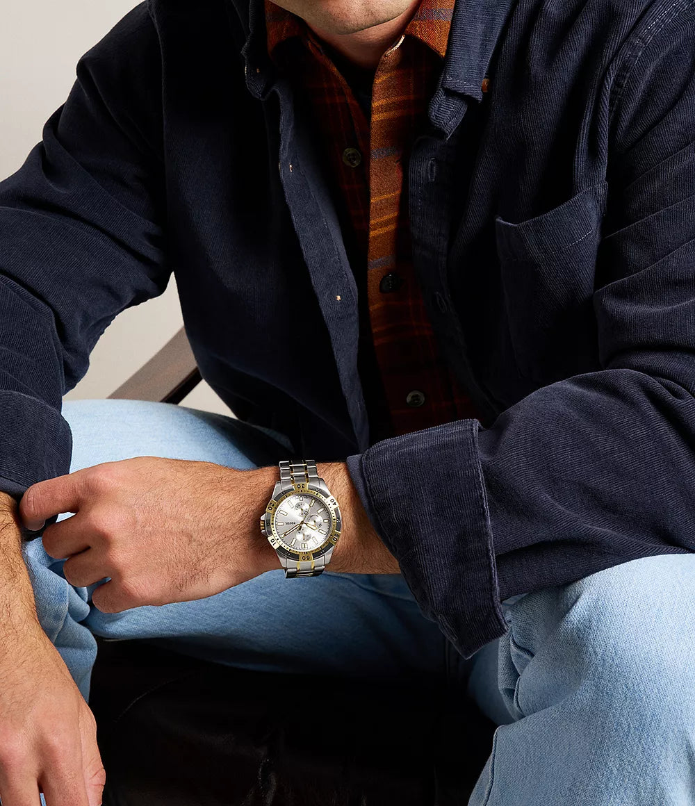 Garrett Multifunction Two-Tone Stainless Steel Watch FS6148 - Shop Authentic FOSMENWAT(s) from Maybrands - for as low as ₦306000! 